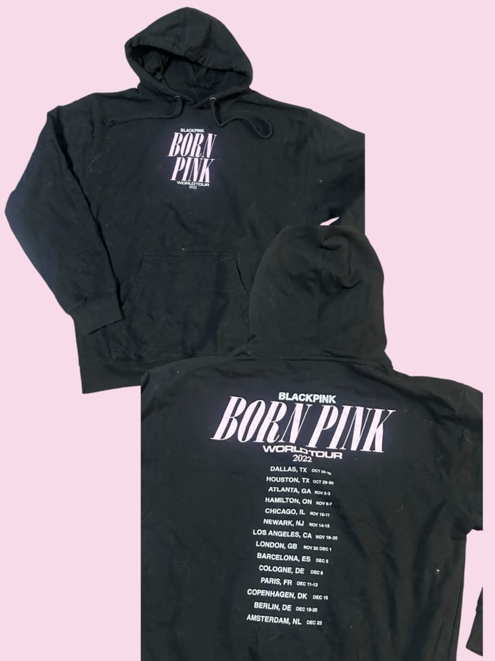 Blackpink Born Pink Official World Tour 2022 Hoodie